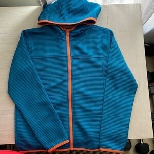 NWOT J-Crew zip up hooded jacket. Size large (10/12)